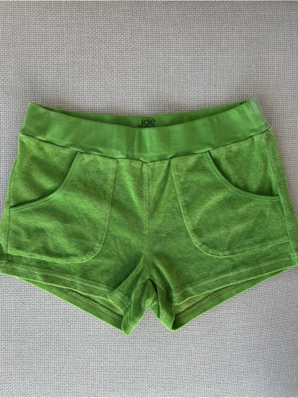 y2k Joe Fresh Green Terry Shorts